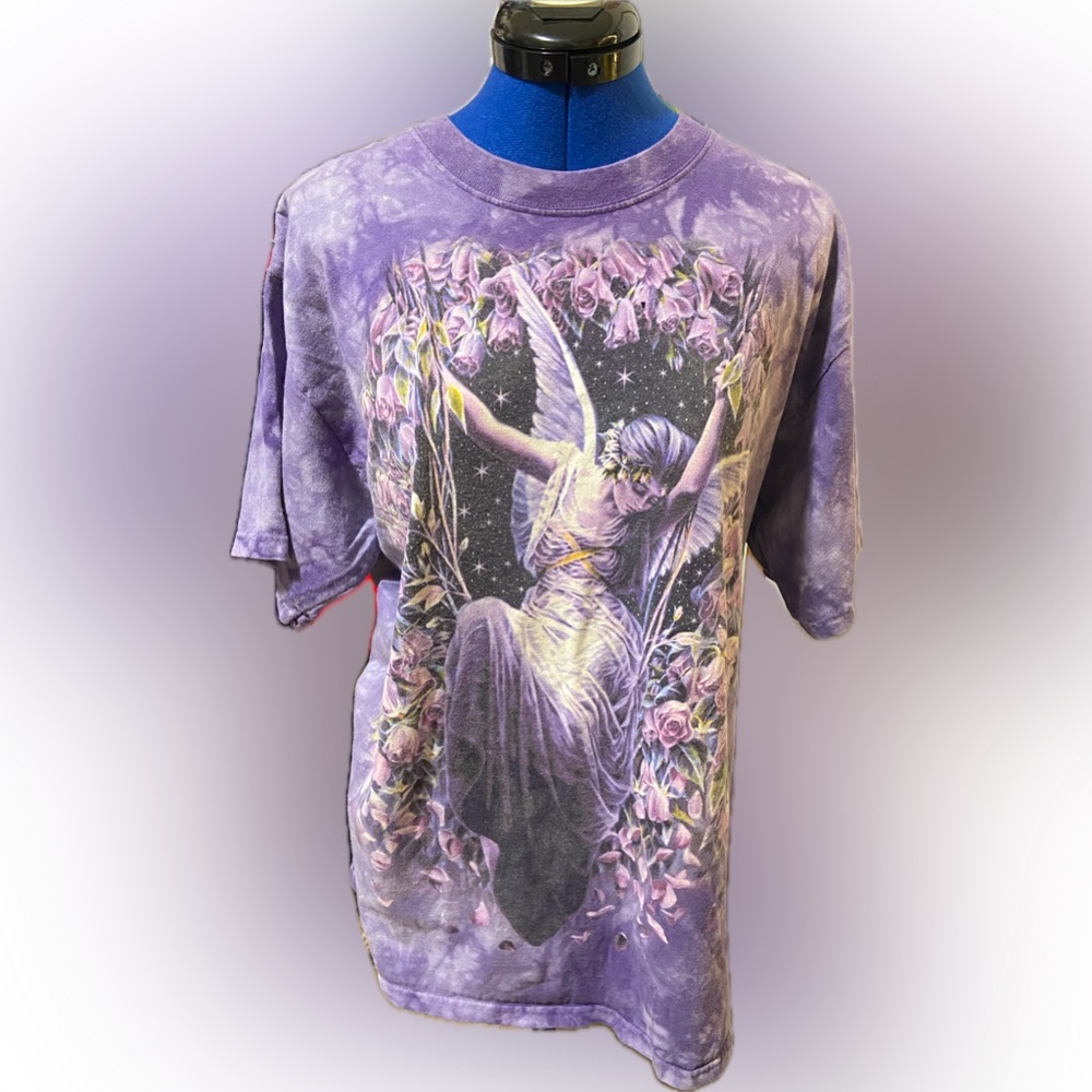 Y2K Purple Tie-dye Fairy T-shirt